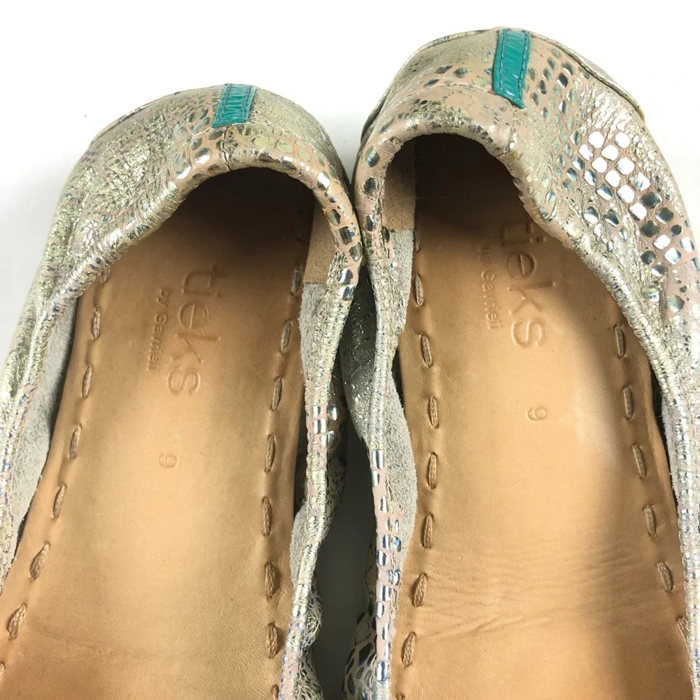 TIEKS Romantic Blush Ballet Flats Sz 9 - Picture 3 of 15